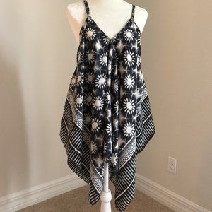 Blue Tie Dye Cover Up